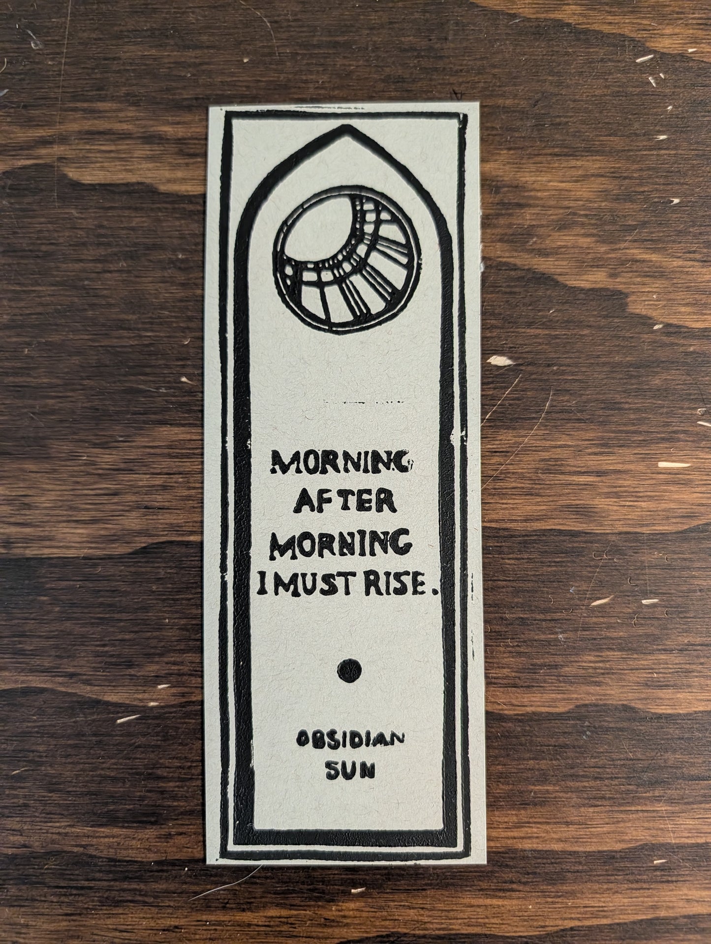 Obsidian Sun Bookmark