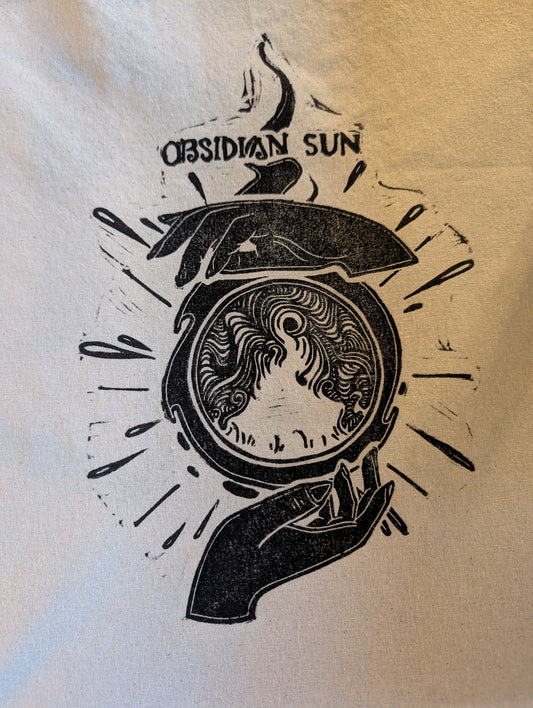 Obsidian Sun Tote Bag