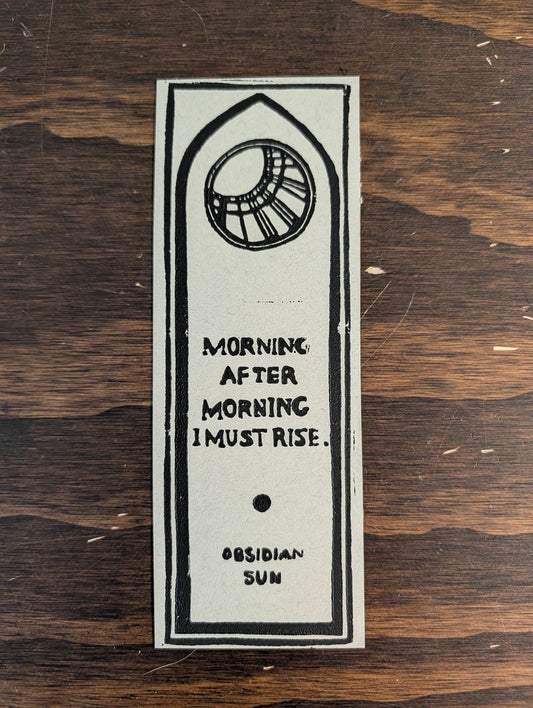 Obsidian Sun Bookmark